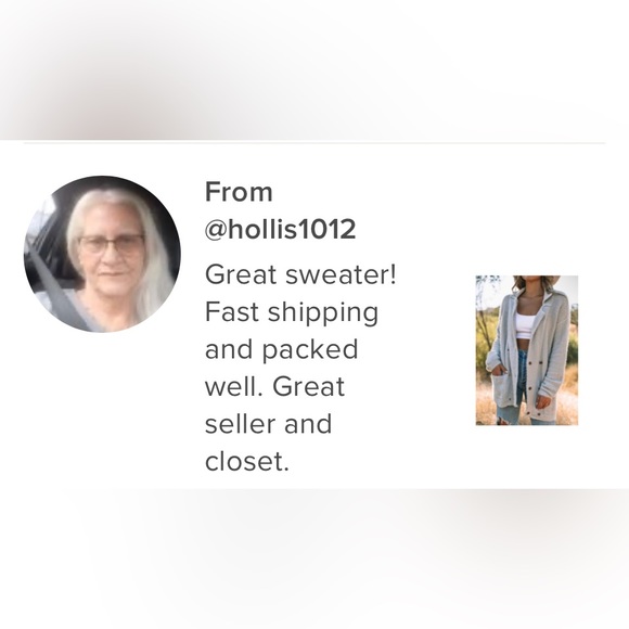 Light Gray Fuzzy Luxury Cardigan - Picture 11 of 11